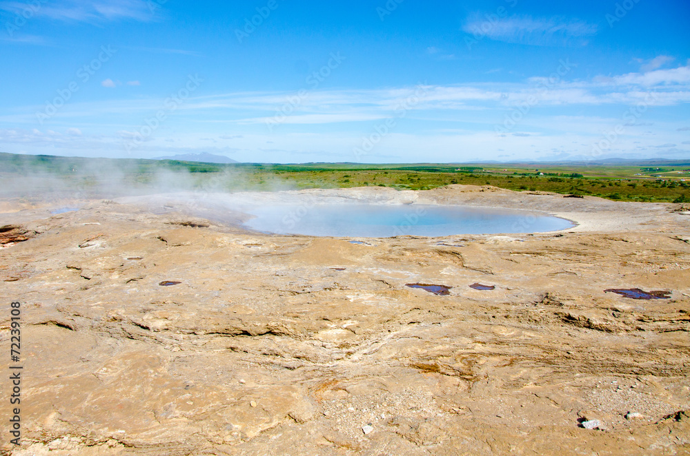 Geysir Strokkur - Biggest Geysir of Europe Geysir Strokkur - Biggest Geysir of Europe