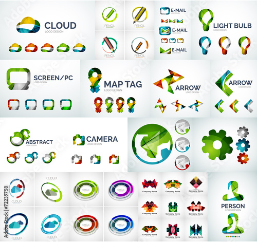 Abstract company logo collection