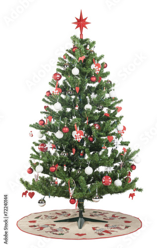 Christmas tree with decorations