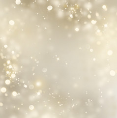 Christmas gold background. Golden holiday glowing background