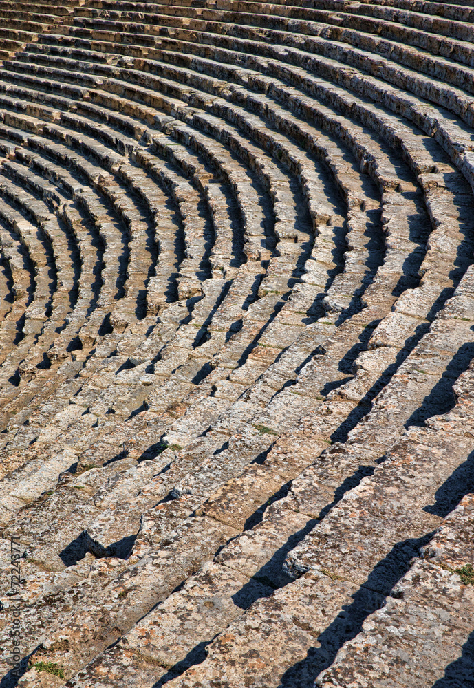 theater in ancient Hierapolis, Turkey theater in ancient Hierapolis, Turkey