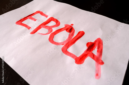 Word Ebola Text photo