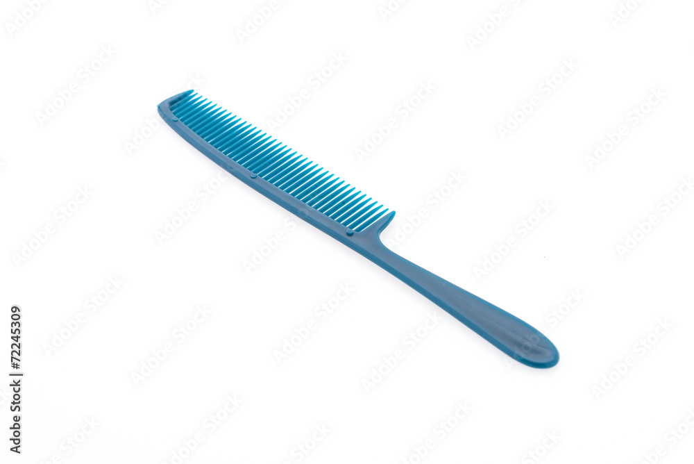 Hair comb isolated on white background Hair comb isolated on white background