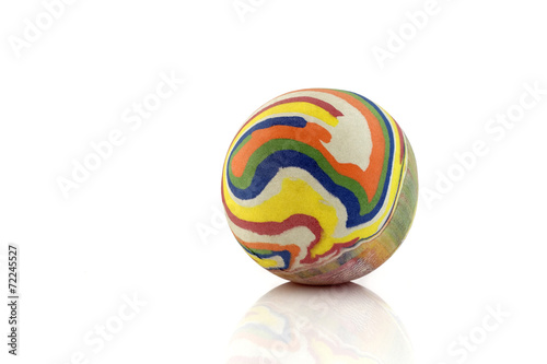 Colorful ball isolated on white background
