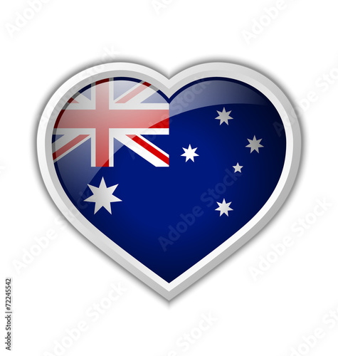 Australian heart icon