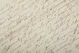 Old handwriting, antique letter