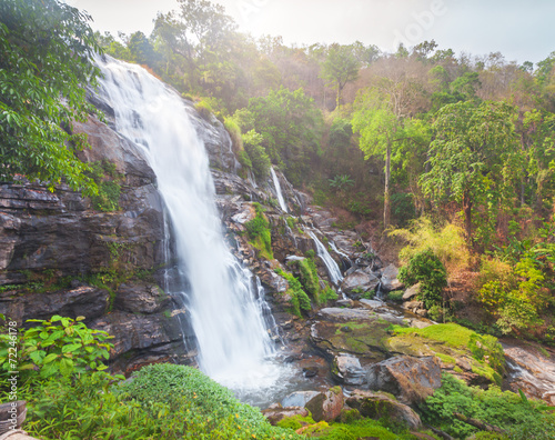 Fototapeta Naklejka Na Ścianę i Meble -  Chaimai Waterfall, Chiangmai, Thailand (Wachiratarn Waterfall)