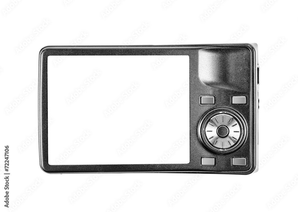 Digital camera and a blank screen Digital camera and a blank screen