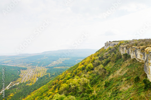 mountains of gorge ashlama-dere in Crimea