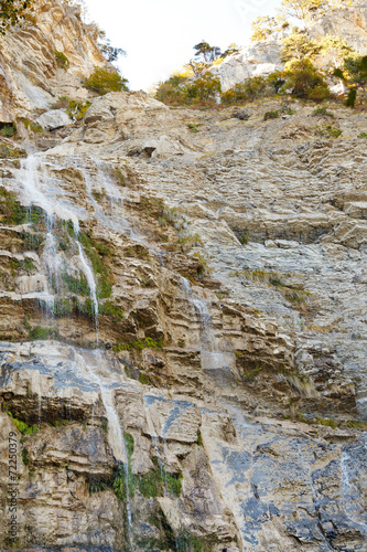 water falls uchan-su in Crimean mountains