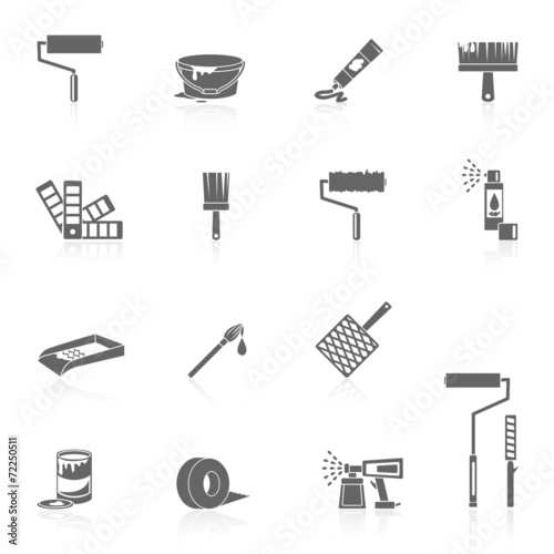 Painting icons black
