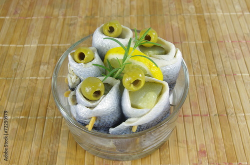 фотографія collared herrings