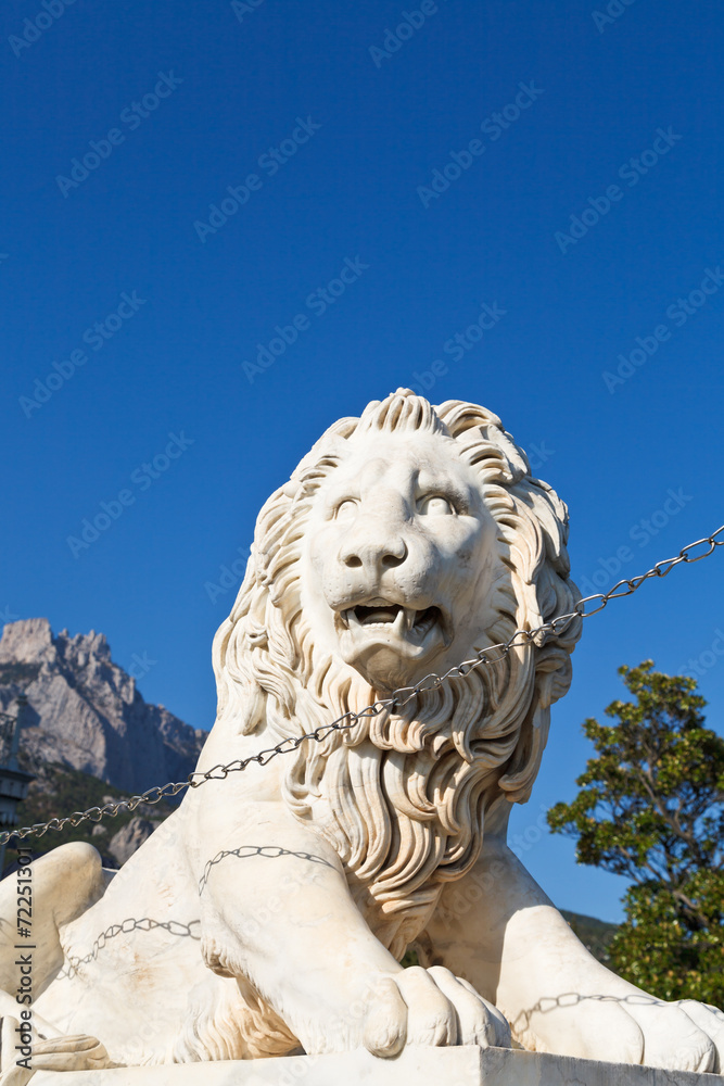 medici lion near Alupka Palace and Ai-Petri rock
