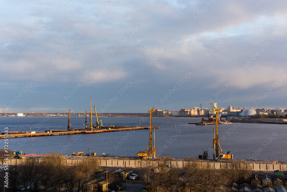 Construction the expressway