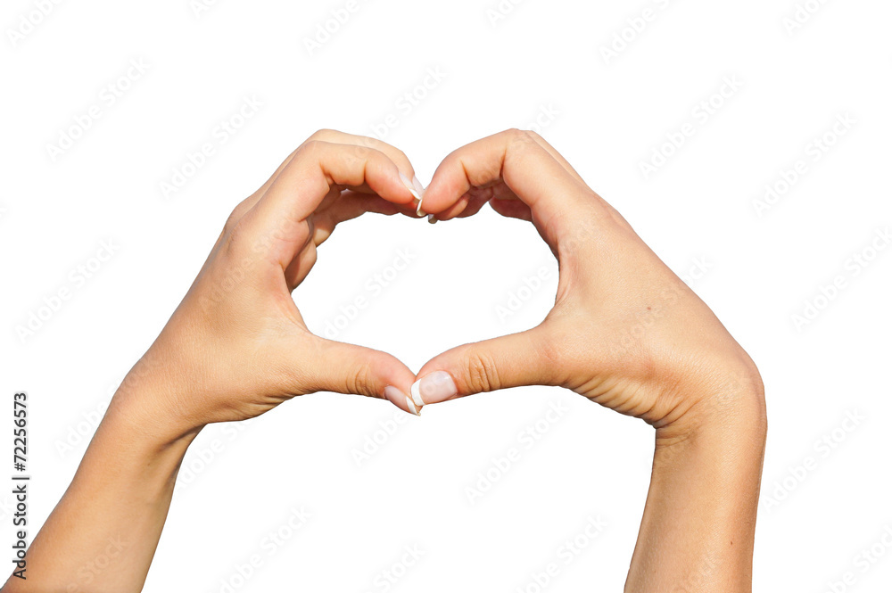 hands showing heart hands showing heart