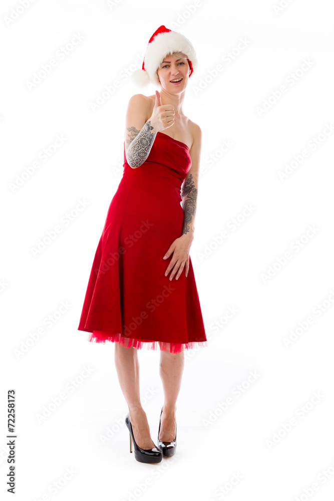 model isolated positive attitude thumbs up model isolated positive attitude thumbs up