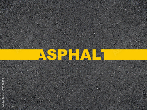 Road inscription asphalt.