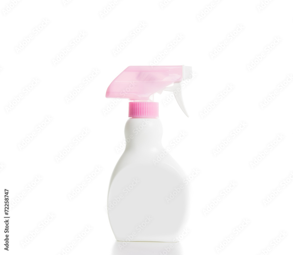 Spray Pistol Cleaner Plastic Bottle Pink Isolate Spray Pistol Cleaner Plastic Bottle Pink Isolate