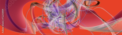 red abstract panorama