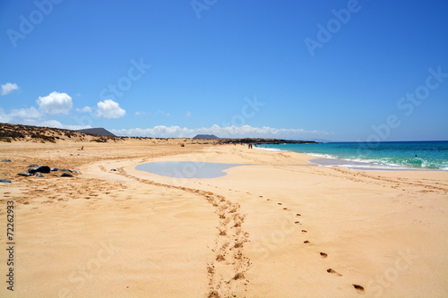 playa de la concha en isla graciosa  lanzarote