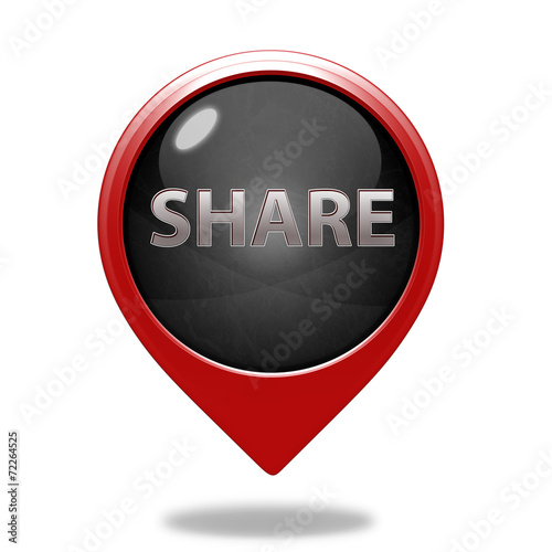 Free Download share pointer icon on white background - GFXLoad