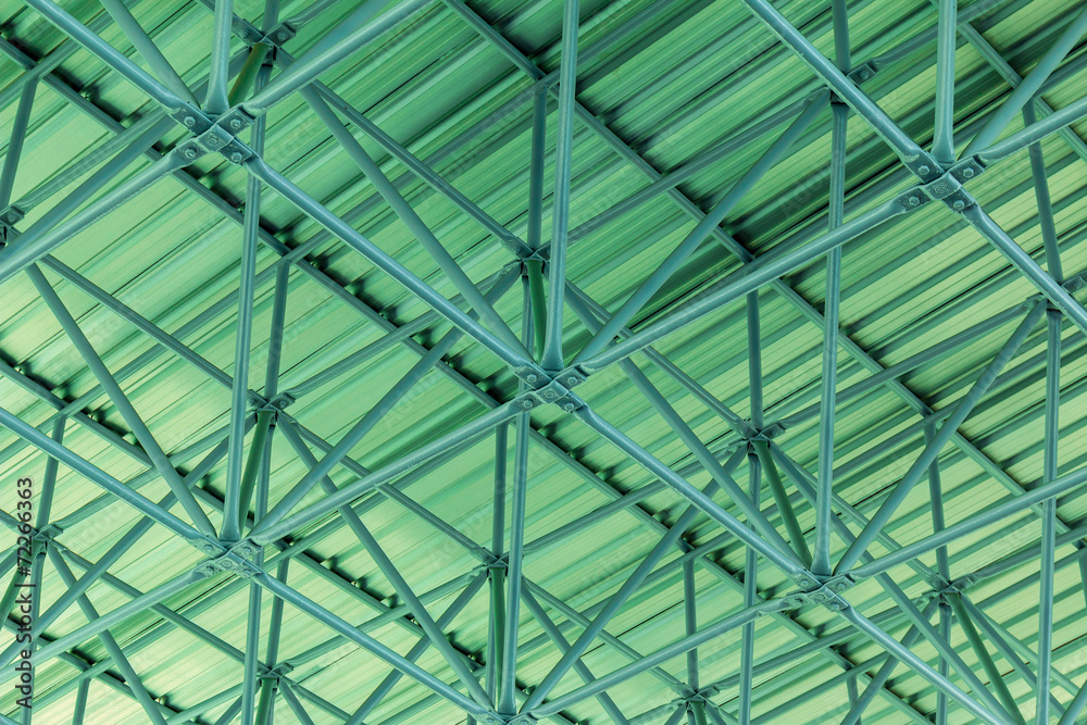 Design of steel roof , background