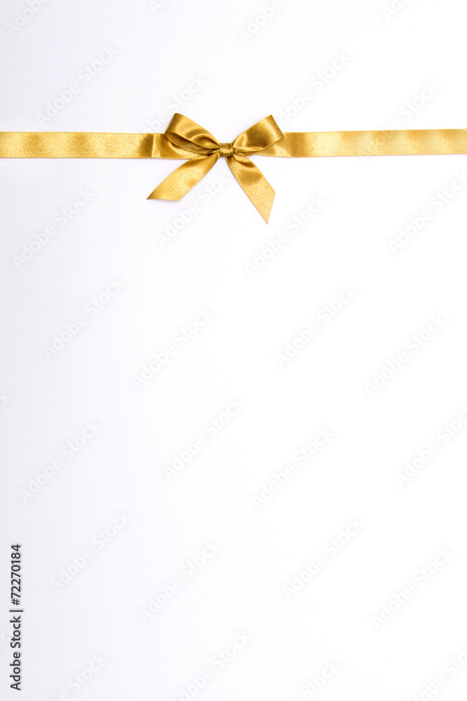 Christmas ribbon on white background Christmas ribbon on white background