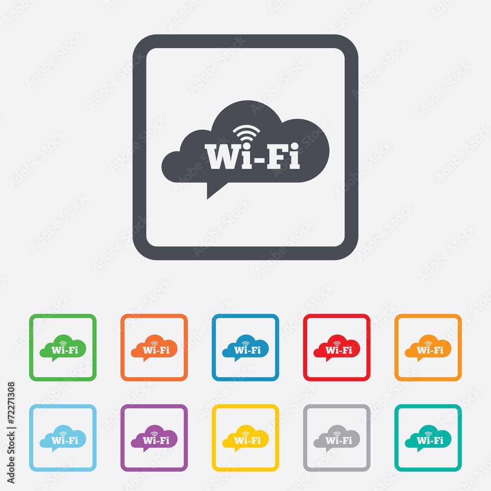 Free wifi sign. Wifi symbol. Wireless Network. Free wifi sign. Wifi symbol. Wireless Network.