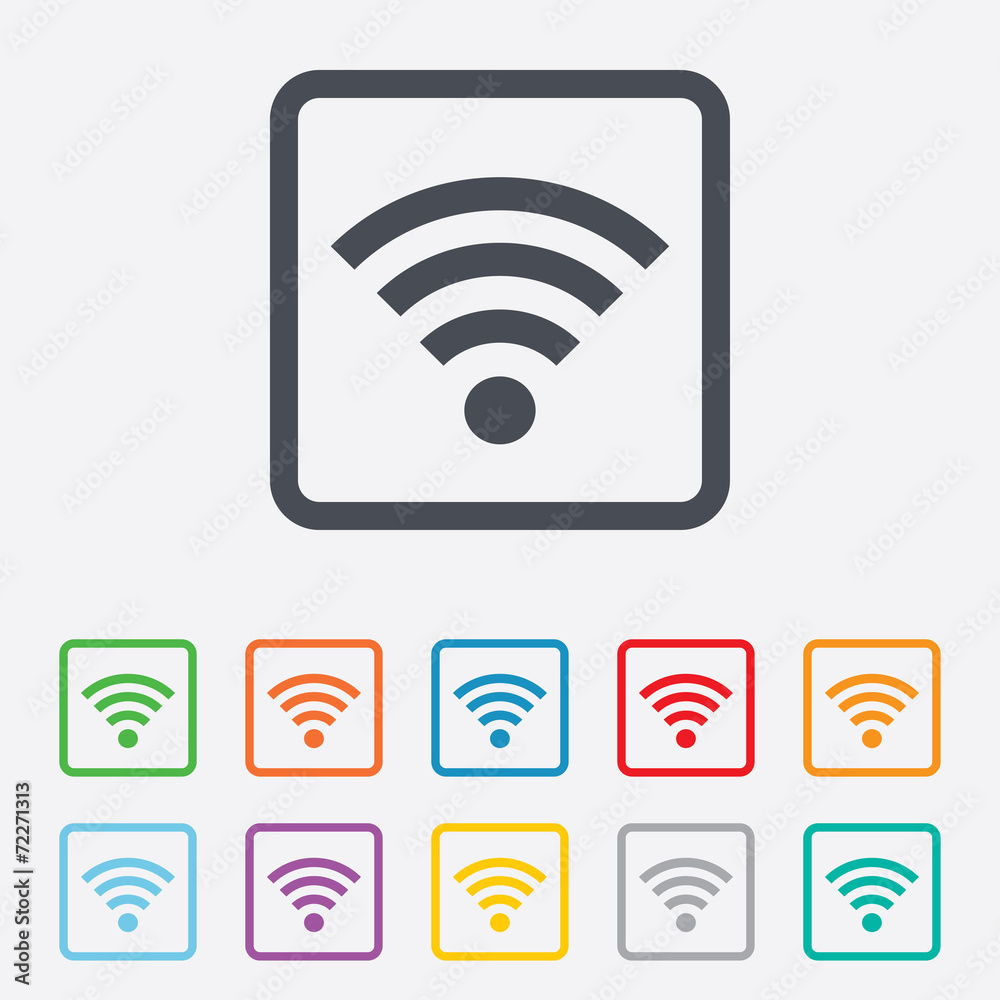 Wifi sign. Wi-fi symbol. Wireless Network. Wifi sign. Wi-fi symbol. Wireless Network.