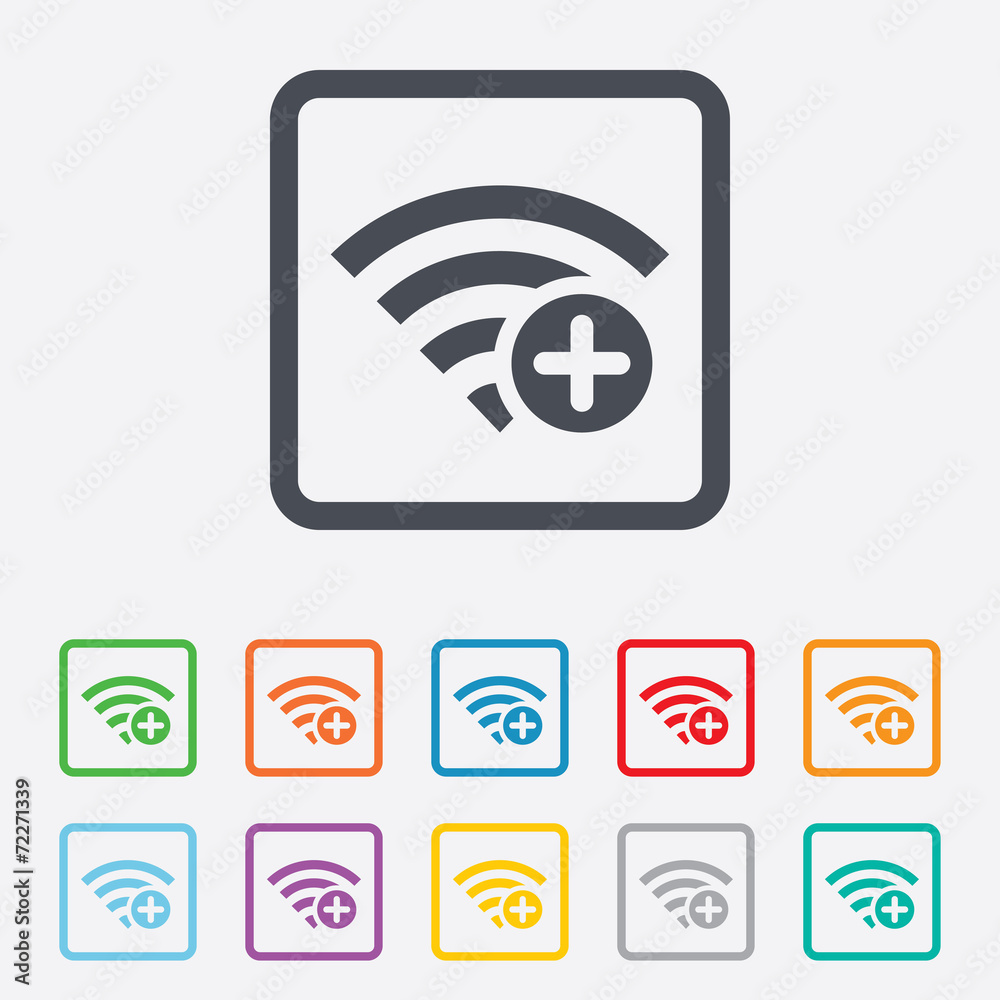 Wifi plus sign. Add Wi-fi symbol. Wireless. Wifi plus sign. Add Wi-fi symbol. Wireless.