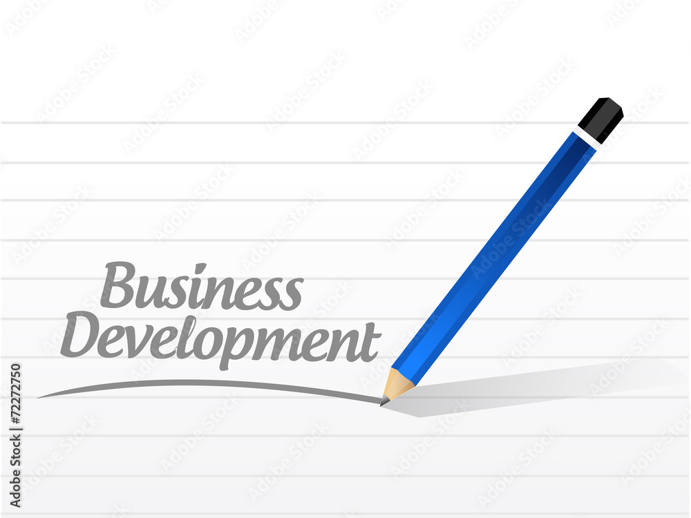 business development message illustration business development message illustration
