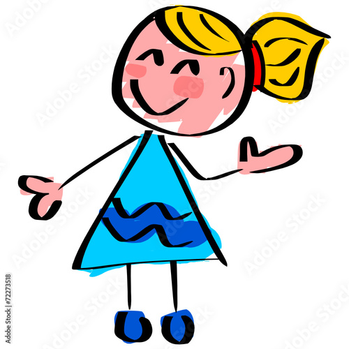Bambina felice
