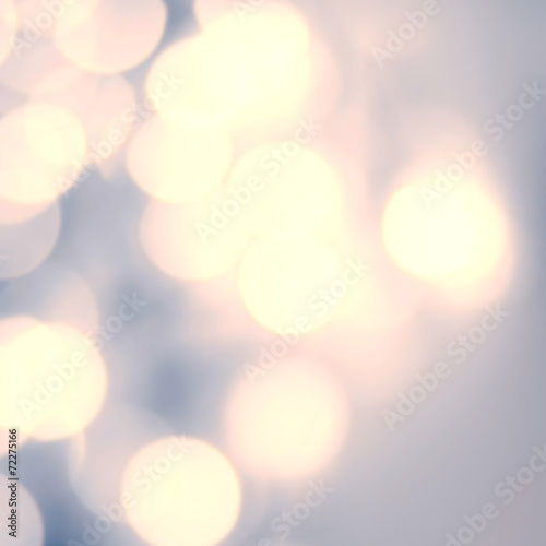 Golden Christmas background with bokeh lights. Defocused Bokeh t © nataliazakharova