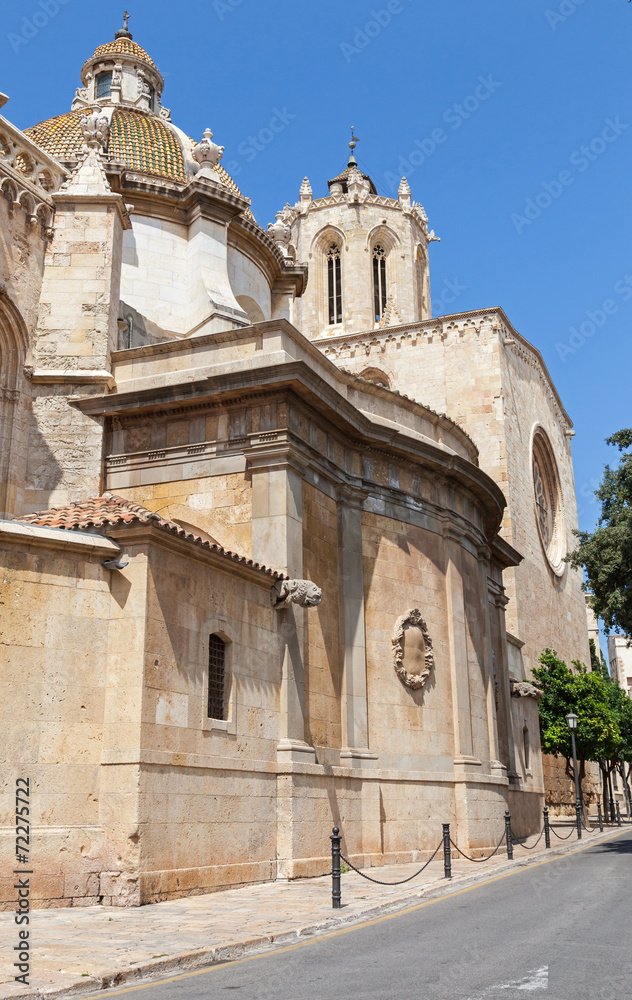 Tarragona Cathedral facade