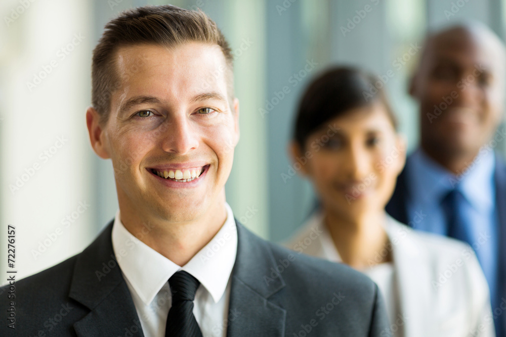 businessman with business team businessman with business team