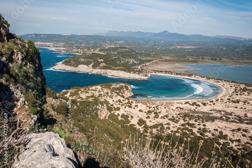 Voidokila bay, Peloponnesus, Greece photo