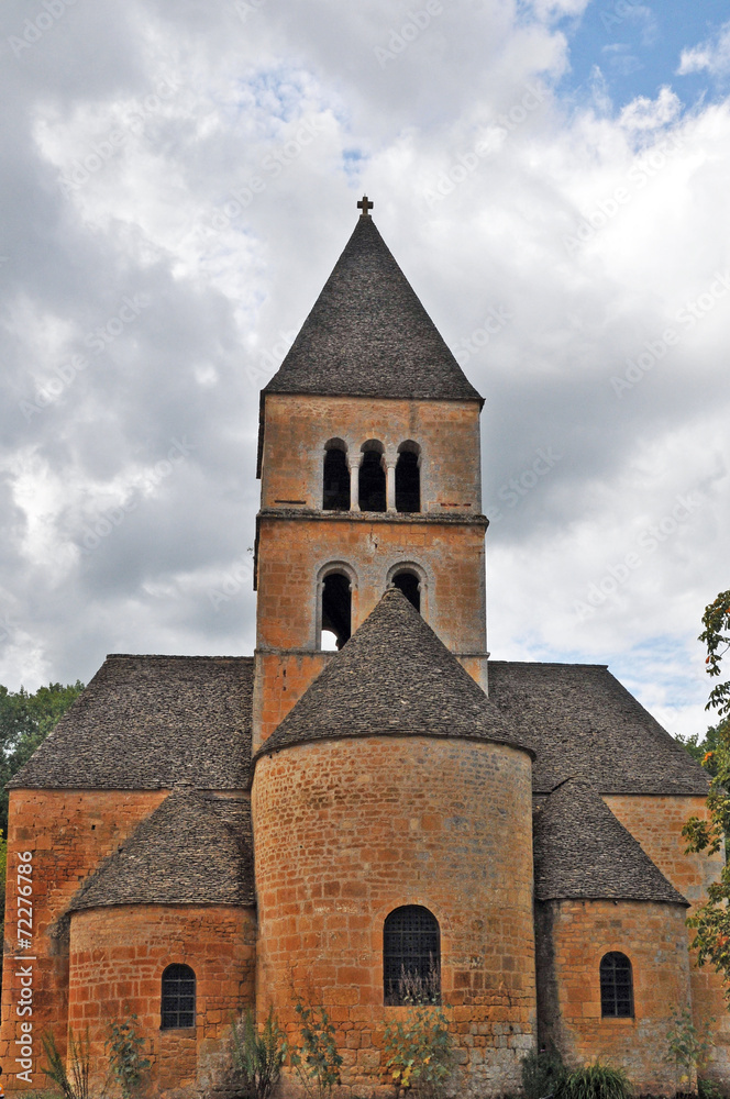 La chiesa di Saint Leonce sur Vezere, Dordogna - Aquitania