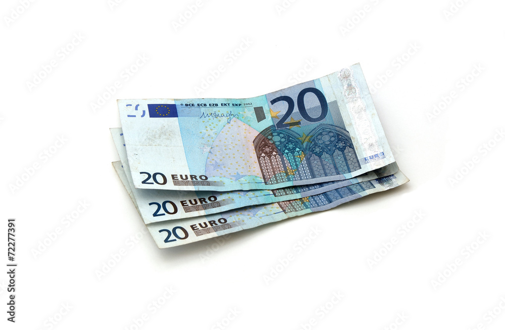 3 20 Euro Scheine 3 20 Euro Scheine