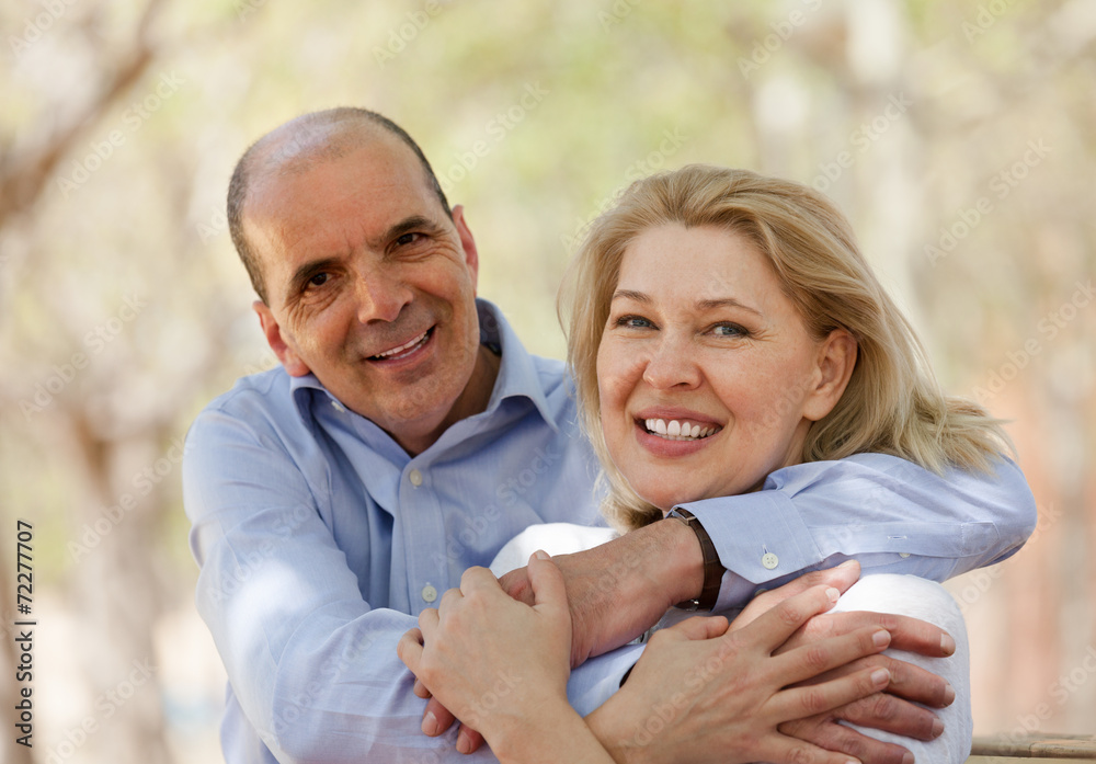 Fototapeta premium Mature couple in love outdoor