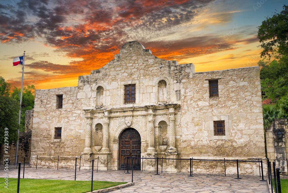 Obraz premium Alamo, San Antonio, TX