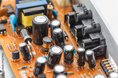 Old circuit board electronic and equipment.