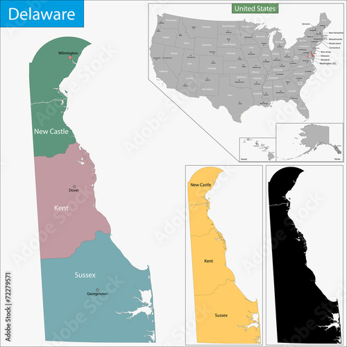 Delaware map
