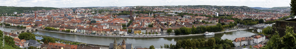 Blick auf Würzburg