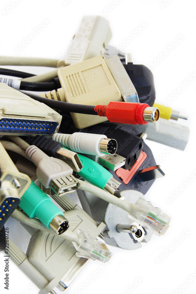 Computer Plugs. Computer Plugs.