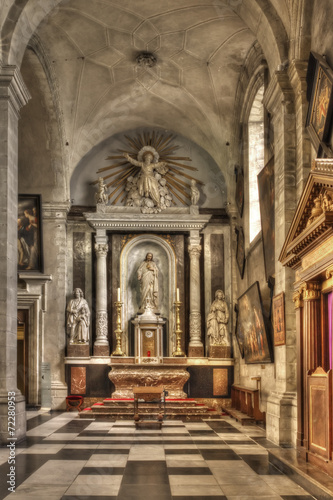 Interior of of St. Peter 's abbey