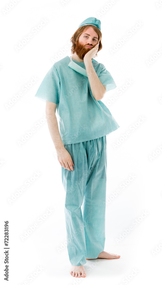 model isolated on plain background bored upset model isolated on plain background bored upset