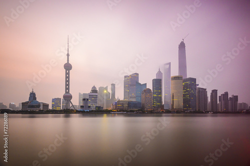 Shanghai  China City Skyline