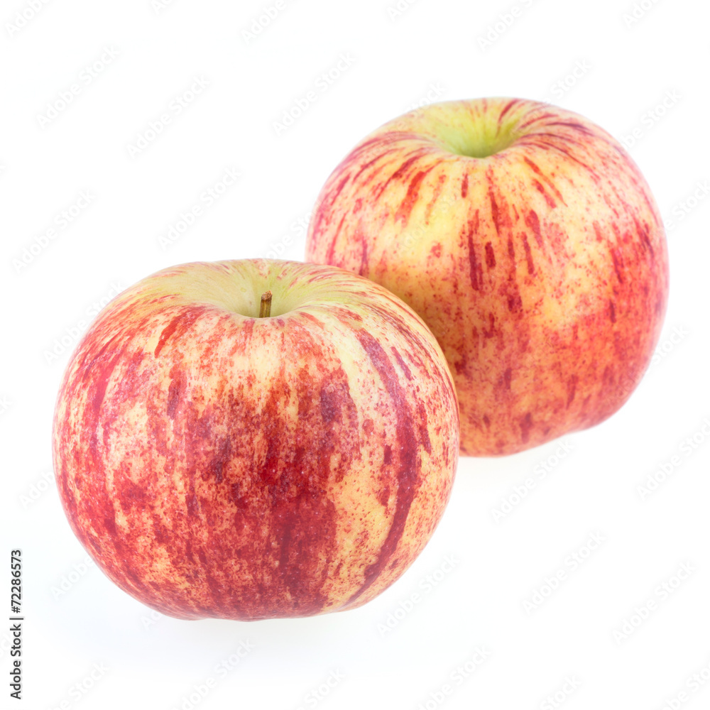 fresh apple fruit isolated on white background