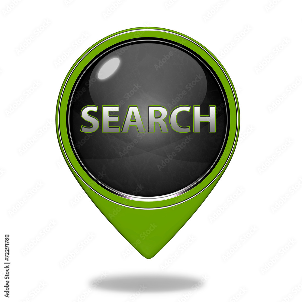 search pointer icon on white background search pointer icon on white background