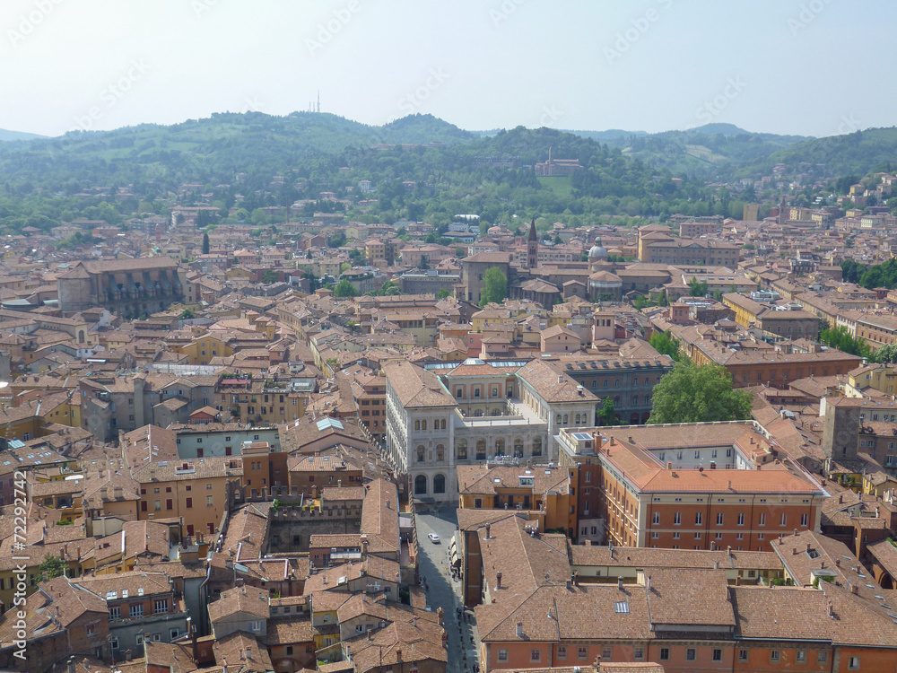 Aerial view of Bologna